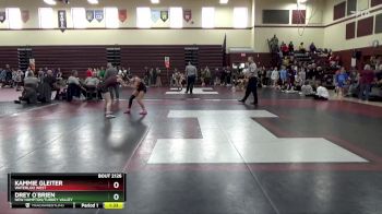 110 lbs Cons. Round 2 - Drey O`Brien, New Hampton/Turkey Valley vs Kammie Gleiter, Waterloo West