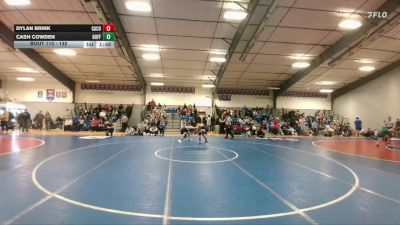 132 lbs Champ. Round 2 - Cash Cowden, Buffalo vs Dylan Brink, Campbell County