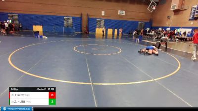145lbs Cons. Round 4 - ZaLane Hulitt, Tahoma (Girls) vs Georgie Ellicott, Oregon City