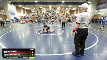 113 lbs Semifinal - Adrian Jimenez, Marina vs Angelo Gonzalez, Corona Del Mar