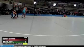 150 lbs Placement (4 Team) - Kaylub White, Kasson-Mantorville vs Esteban Mixteco, Albert Lea