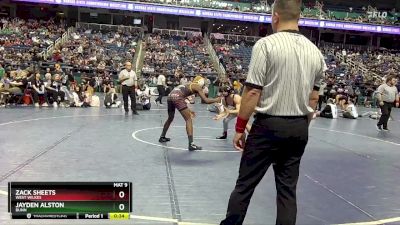 2A 144 lbs Cons. Round 2 - Jayden Alston, Bunn vs Zack Sheets, West Wilkes