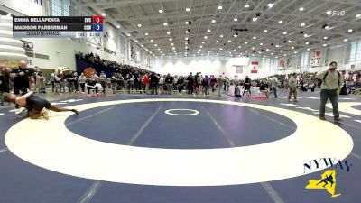 94 lbs Quarterfinal - Emma DellaPenta, Eden Wrestling Club vs Madison Farberman, Crown City Wrestling