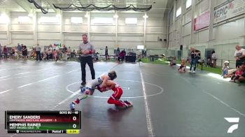 48 lbs Quarterfinal - Memphis Raines, West Virginia Gold vs Emery Sanders, Contenders Wrestling Accademy