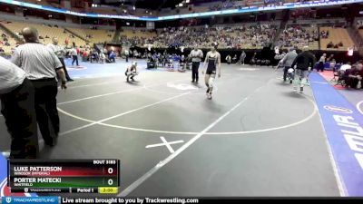 126 Class 3 lbs Quarterfinal - Porter Matecki, Whitfield vs Luke Patterson, Windsor (Imperial)