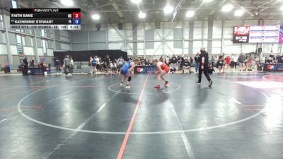 U20 Women - 68 lbs Cons. Round 4 - Faith Bane, NC vs Katherine Stewart, FL