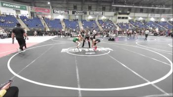 101 lbs Quarterfinal - Justice Gutierrez, Pomona Elite vs Dailey Rose, St. Francis WC