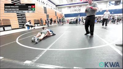 92-98 lbs Rr Rnd 2 - Cohen Wallace, Kingfisher YellowJackets vs William Nguyen, Standfast