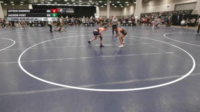 132 lbs Cons. Sub-rd Of 32 - Jaxson Port, DC Elite Wrestling vs Jayden Ramirez, Glory Wrestling Academy