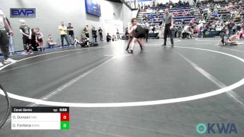 110 lbs Consolation - Oliver Dunson, Shelton Wrestling Academy vs Quentin Fontana, Norman North