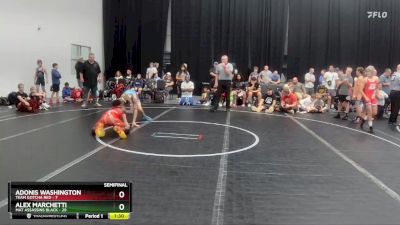 110 lbs Semis (4 Team) - Adonis Washington, Team Gotcha Red vs Alex Marchetti, Mat Assassins Black