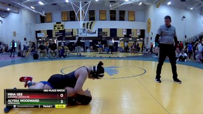125 lbs 3rd Place Match - Alyssa Woodward, Vermailion vs Mina Gee, Gahanna Lincoln HS
