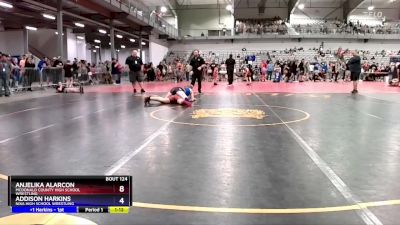 130 lbs Round 1 - Anjelika Alarcon, McDonald County High School Wrestling vs Addison Harkins, Nixa High School Wrestling