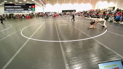 86 lbs Cons. Sub-semis - Maximus Chambers, Wisconsin vs Dominick Sinnwell, Immortal Athletics WC