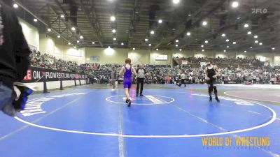 130 lbs Round Of 32 - Cole Sackett, Team Hammer Academy vs Bridger Haider, Salem Elite Mat Club