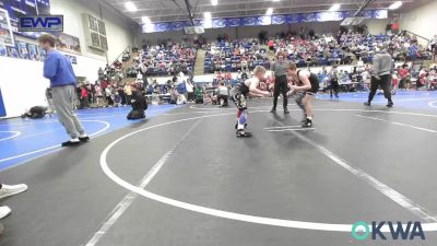 110-120 lbs Rr Rnd 2 - Cooper Couch, Grove Takedown Club vs Tuck Weisinger, Wyandotte Youth Wrestling