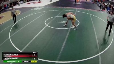 Cons. Round 1 - Jayden Hakert, Gering vs Carson Lucius, Scottsbluff