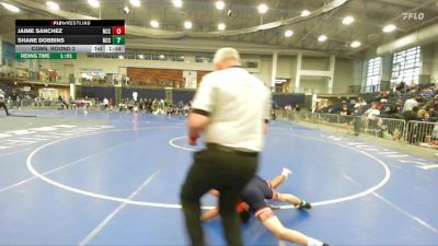 125 lbs Cons. Round 2 - Jaime Sanchez, Nassau Community College vs Shane Dobbins, Nassau Community College