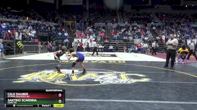 74 lbs Quarterfinal - Santino Scardina, Lions WC vs Cale Dauber, Ottawa Wolfpack WC