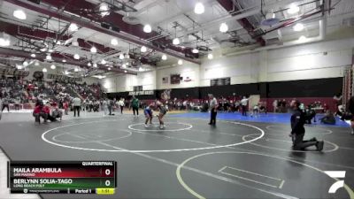 155 lbs Quarterfinal - Berlynn Solia-Tago, Long Beach Poly vs Maila Arambula, San Marino