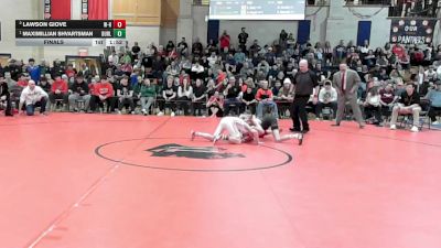 106 lbs Final - Lawson Giove, Whitman-Hanson vs Maximillian Shvartsman, Burlington