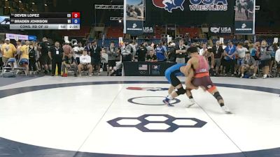 138 lbs Cons. Rd Of 32 - Deven Lopez, Colorado vs Braden Johnson, Wisconsin