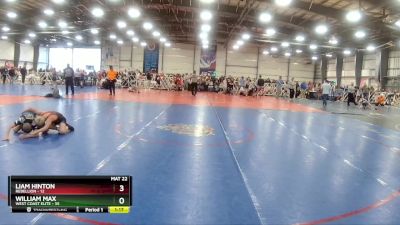 84 lbs Rd# 8- 12:30pm Saturday Final Pool - William Max, West Coast Elite vs Liam Hinton, Rebellion