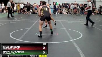 165 lbs Round 3 (8 Team) - Rafat Al-Karadi, Scorpions vs Shae Linegar, Gold Medal WC