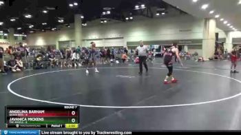 114 lbs Round 7 (10 Team) - Angelina Barham, Queen Bees vs Javanica Mickens, The Angels