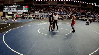 D 2 285 lbs Champ. Round 2 - Malachi Darville, Tara vs Bryson Olivier, Westgate