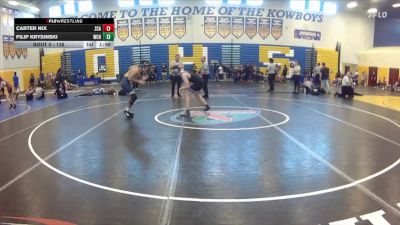 138 lbs Cons. Round 3 - Filip Krysinski, Wellington Community Hs vs Carter Nix, Zephyrhills Christian