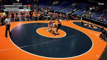 145 lbs 1st Place Match - Natalie Beaumont, Toledo (Cumberland) vs Madeline Zerafa-Lazarevic, Schaumburg (H.S.)
