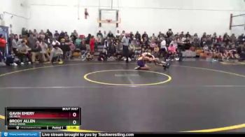 Round 2 - Brody Allen, Eagle Grove vs Gavin Emery, Oelwein