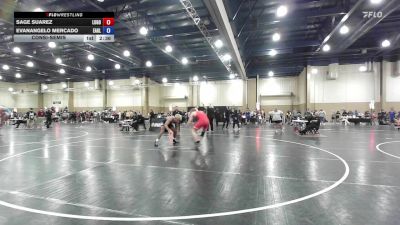 190 lbs Consolation - Sage Suarez, Lugo Wrestling Club vs Evanangelo Mercado, Eagle Wrestling Club