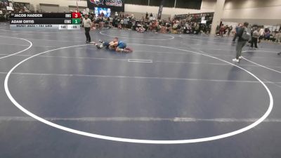 157 lbs Cons. Sub-rd Of 32 - Jacob Hadden, Redskins Wrestling Club vs Adam Ortis, Eierman Elite Wrestling Club