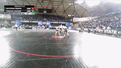 Boys 4A 150 lbs Quarterfinal - Trenton Vasquez, Chiawana vs Joe Ethan Tristan, Kamiakin