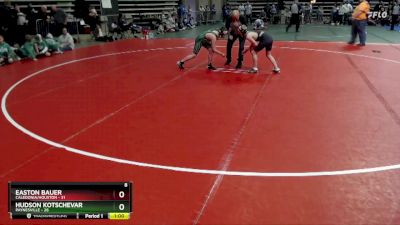 130 lbs Placement (4 Team) - Hudson Kotschevar, Paynesville vs Easton Bauer, Caledonia/Houston