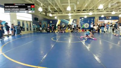 125 lbs Cons. Semi - Cote Spaulding, Dothan HS/ Patriots WC Dothan vs Daliana Cartagena Casiano, Wellington