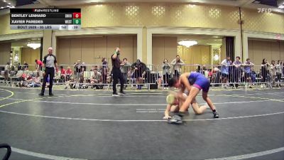 95 lbs Consi Of 8 #1 - Bentley Lenhard, Shootbox WC vs Xavier Paredes, Westlake HS