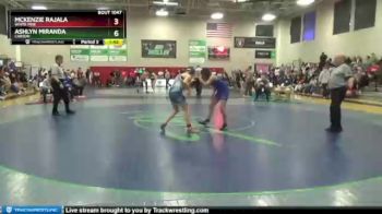 116 lbs Cons. Semi - McKenzie Rajala, White Pine vs Ashlyn Miranda, Carson