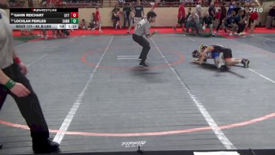 80_B lbs Round Of 32 - Gavin Reichart, Littlestown vs Lochlan Feikles, Cambridge Springs