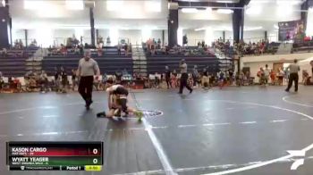 60 lbs Round 2 (8 Team) - Kason Cargo, Mat Rats vs Wyatt Yeager, West Virginia Wild