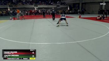 135 lbs Semis (4 Team) - Colton Dressen, GSL vs Shane Kramer, Hutchinson