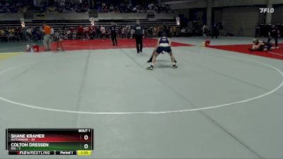 135 lbs Semis (4 Team) - Colton Dressen, GSL vs Shane Kramer, Hutchinson