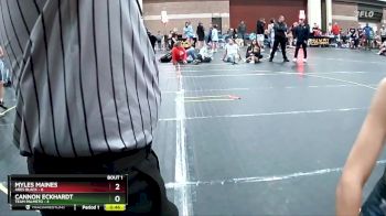 55 lbs Finals (2 Team) - Paxton Holcombe, Team Palmeto vs Oscar Ormond, Ares Black