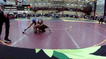 110 lbs Champ. Round 1 - Dakota Harris, Tulsa Union High School vs Delaney Tackett, Olentangy Orange