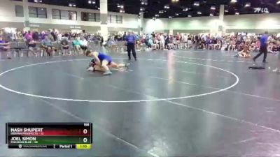 195 lbs Placement Matches (16 Team) - Nash Shupert, Indiana Prospects vs Joel Simon, Michigan Blue