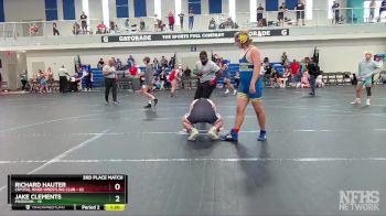 185-210 lbs 3rd Place Match - Richard Hauter, Crystal River Wrestling Club vs Jake Clements, Poseidon