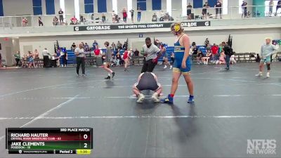 185-210 lbs 3rd Place Match - Richard Hauter, Crystal River Wrestling Club vs Jake Clements, Poseidon