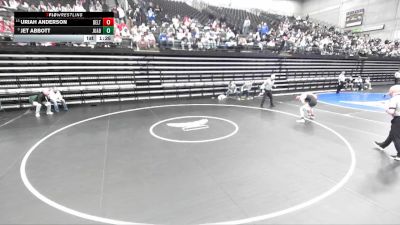 3A 120 lbs Semifinal - Jet Abbott, Juab vs Uriah Anderson, Delta